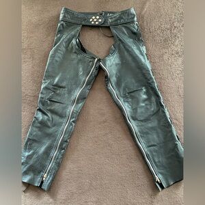 Kookie Leather Chaps Size 36